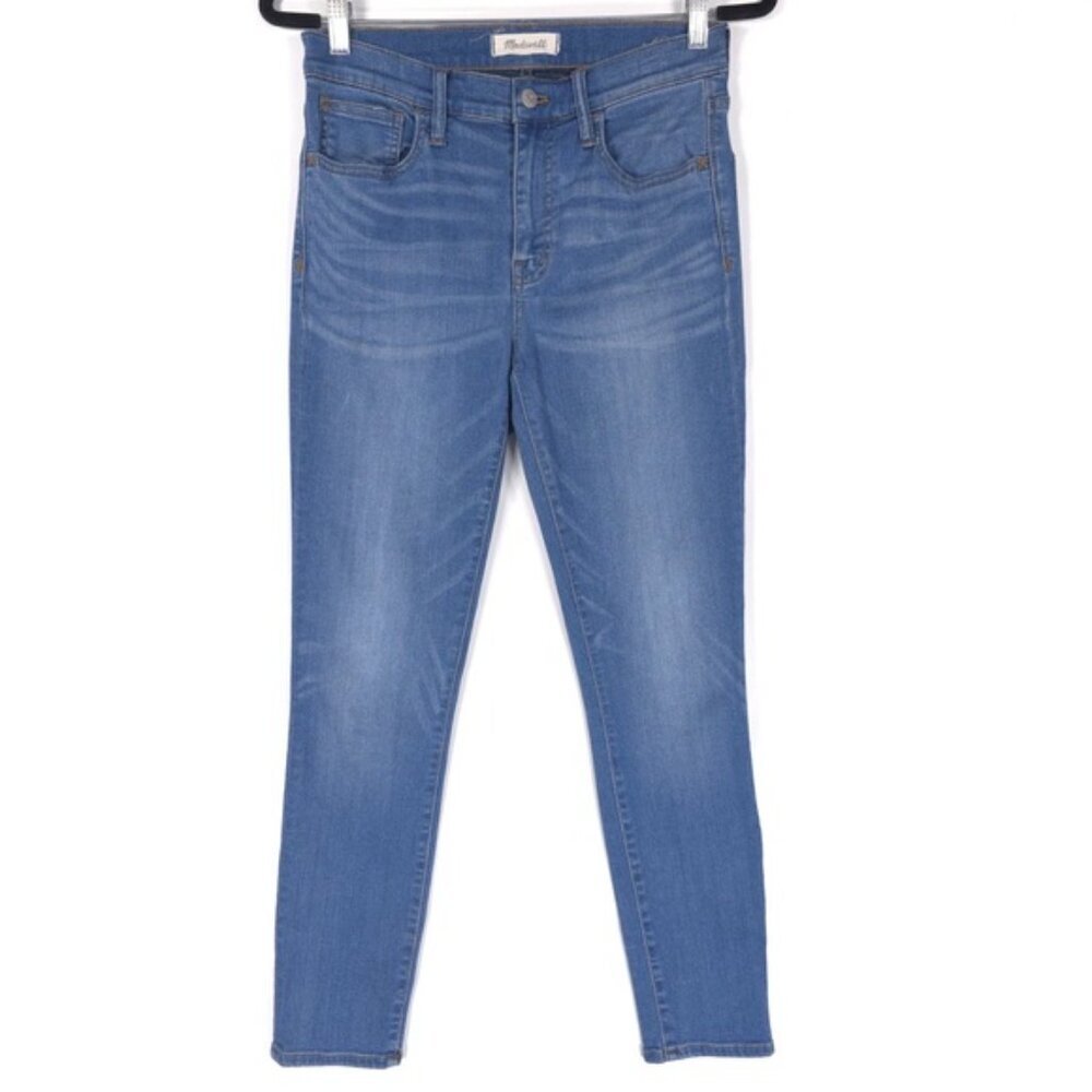 MADEWELL Women’s ROADTRIPPER CROP Jeans Viscose Blend‎ Stretch Blue Size 28